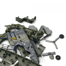 1:72 Creative Military Series Building Blocks EC-665 The Tiger Style Twin Engine Armed Helicopter Model Toys For Christmas Gifts