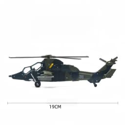 1:72 Creative Military Series Building Blocks EC-665 The Tiger Style Twin Engine Armed Helicopter Model Toys For Christmas Gifts