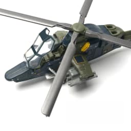 1:72 Creative Military Series Building Blocks EC-665 The Tiger Style Twin Engine Armed Helicopter Model Toys For Christmas Gifts