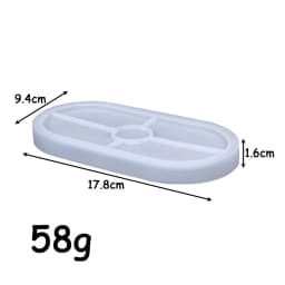 DIY Silicone Molds Striped Wax Jar Vase Tray Set Christmas Mold Simple European Style Plaster Ornament Making Mould Halloween