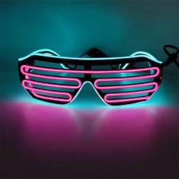 LED Luminous Glasses Halloween Glowing Neon Christmas Party Bril Flashing Light Glow Sunglasses Glass Festival Supplies Costumes