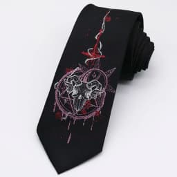 Anime Cosplay Ties Harajuku Men Women Uniform Black College Clothing Adult Student Accessories Necktie Christmas Gifts