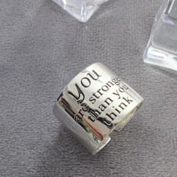 BF CLUB 925 Sterling Rings for Women Fashion Geometric Handmade Irregular Strip Ring Party Christmas Gift