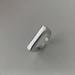 BF CLUB 925 Sterling Rings for Women Fashion Geometric Handmade Irregular Strip Ring Party Christmas Gift