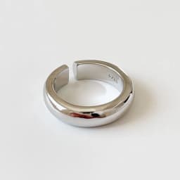 BF CLUB 925 Sterling Rings for Women Fashion Geometric Handmade Irregular Strip Ring Party Christmas Gift