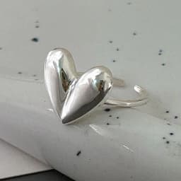 BF CLUB 925 Sterling Rings for Women Fashion Geometric Handmade Irregular Strip Ring Party Christmas Gift
