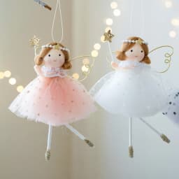 High-quality creative and heartwarming girl's cute fairy tale-style angel pendant, Christmas tree decoration pendant, home hangi