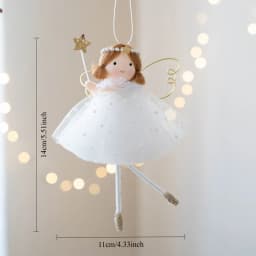 High-quality creative and heartwarming girl's cute fairy tale-style angel pendant, Christmas tree decoration pendant, home hangi