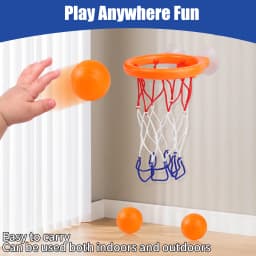 Bath Toys -mini Bathtub Basketball Hoop, Suction Cup Basketball Hoop & Balls Set, Halloween/Christmas