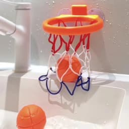 Bath Toys -mini Bathtub Basketball Hoop, Suction Cup Basketball Hoop & Balls Set, Halloween/Christmas