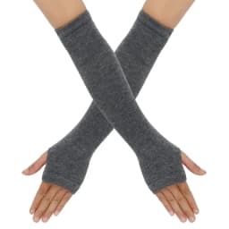Warmer Knitted Long Fingerless Gloves Elbow Mittens Christmas Acces Gift Fashion Women Emo Gloves Lady Striped Elbow Gloves