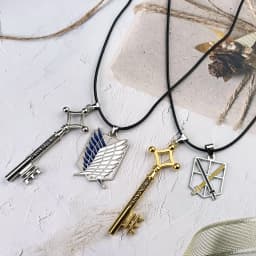 Attack on Titan Metal Keychain for Man Women Anime Peripheral Pendant Backpack Key Chains Accessories Christmas Gift