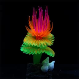 1pc, Fluorescent Sea Worm Coral Ornament, Luminous Aquarium Decoration, Festive Underwater Christmas Tree Design for Stocking St