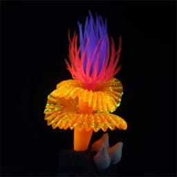 1pc, Fluorescent Sea Worm Coral Ornament, Luminous Aquarium Decoration, Festive Underwater Christmas Tree Design for Stocking St