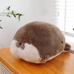 New Seal Plush Toy Soft Pillow Lifelike Stuffed Marine Life Sea Otter Soft Doll Simulation Seal Cushion Christmas Birthday Gift
