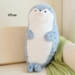 New Seal Plush Toy Soft Pillow Lifelike Stuffed Marine Life Sea Otter Soft Doll Simulation Seal Cushion Christmas Birthday Gift