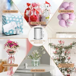 250 Yard Balloons Curling Ribbon Gift Box Decor Birthday Party Balloon Ribbon Christmas New Year Gift Ribbons Bows Decoration
