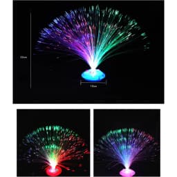 Colored LED Fiber Optic Light Night Lamp Holiday Christmas Wedding Decoration Stars Shine In The Dark Kids Toys Nighting Lamps