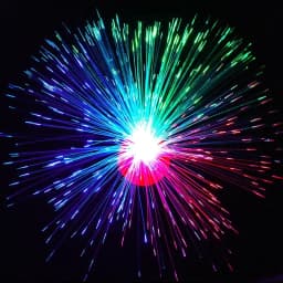 Colored LED Fiber Optic Light Night Lamp Holiday Christmas Wedding Decoration Stars Shine In The Dark Kids Toys Nighting Lamps