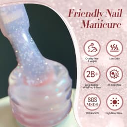 BORN PRETTY 10ml Snow Glitter Jelly Gel Polish Christmas Vernis Semi Permanent Nail Art Soak Off UV Gel Manicure Nail Supplies