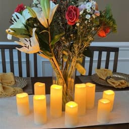 10~1PCS Wholesale LED Candles Flameless Flickering Light Flameless Candle for Christmas Wedding Decor Birthday Party Supplie