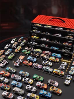 48pcs Alloy car sets, toy car models, tin car racing cars, classic car models, Christmas gifts