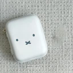 Kawaii Miffy Small Storage Bag Multi-functional Portable Toiletry Storage Tampon Bag Christmas Gift