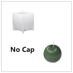 Nicole Christmas Bauble Candle Silicone Mold DIY Scented Candle Making Mould Xmas Gifts Tools Home Decoration