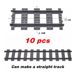 Creative MOC City Traffic Straight Track Curve Lane Change and Track Building Blocks for Children-Boys' Christmas Gift