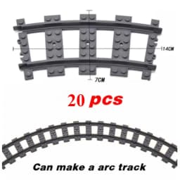 Creative MOC City Traffic Straight Track Curve Lane Change and Track Building Blocks for Children-Boys' Christmas Gift
