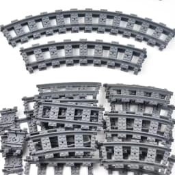 Creative MOC City Traffic Straight Track Curve Lane Change and Track Building Blocks for Children-Boys' Christmas Gift