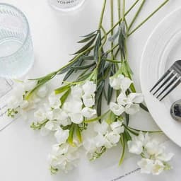 10/20Pcs Artificial Flowers Canterbury Bells Christmas Home Room Table Arrangement Outdoor Garden Bonsai Festive Wedding Decor