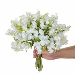10/20Pcs Artificial Flowers Canterbury Bells Christmas Home Room Table Arrangement Outdoor Garden Bonsai Festive Wedding Decor
