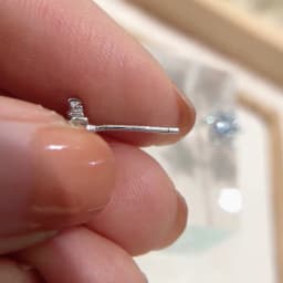 Luxury Exquisite Sterling Silver Inlaid Tiny Zircon Blue Crystal Snowflake Stud Earrings for Woman Winter Jewelry Christmas Gift