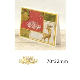 Reindeer Christmas Tree Snowflake Metal Hot Foil Plate for DIY Scrapbooking Photo Album Embossing Paper Cards Making Crafts