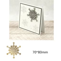Reindeer Christmas Tree Snowflake Metal Hot Foil Plate for DIY Scrapbooking Photo Album Embossing Paper Cards Making Crafts
