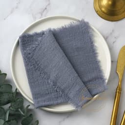 10pcs 32x32cm Cotton Gauze Napkins Retro Burr Design Napkin for Vintage Wedding Receptions Banquets Christmas Table Decoration