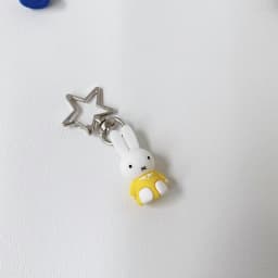Kawaii Miffy Cute Phone Chain Cartoon Ins Style Keychain Couple Backpack Decoration Pendant Birthday Christmas Gift Toy for Girl