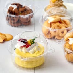 20/40pcs Cupcake Packaging Boxs Cake Box Wedding Muffins Dessert Disposable Container Party Picnics Christmas Decor