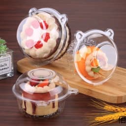 20/40pcs Cupcake Packaging Boxs Cake Box Wedding Muffins Dessert Disposable Container Party Picnics Christmas Decor