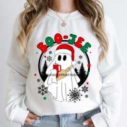 Cute Cartoon Character Coffee Cup Coquette Candy Merry Christmas Iron on DTF Heat Transfers Stickers Ready to Press for Hoodies