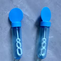 6/12/18Pcs 4.3x14cm Soap-free Liquid Bubble Tube Birthday Celebration Wedding Party Halloween Christmas Carnival Gift Decoration