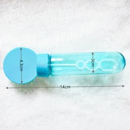 6/12/18Pcs 4.3x14cm Soap-free Liquid Bubble Tube Birthday Celebration Wedding Party Halloween Christmas Carnival Gift Decoration