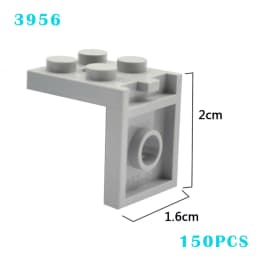 50PCS 2X2 Dots Figures Stand Base Plate Holder Wall Display DIY MOC Showcase Building Blocks 3956 Kids Toys Christmas gifts
