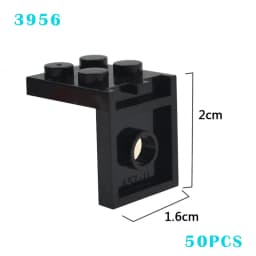 50PCS 2X2 Dots Figures Stand Base Plate Holder Wall Display DIY MOC Showcase Building Blocks 3956 Kids Toys Christmas gifts