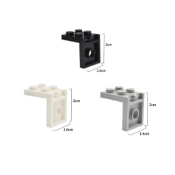 50PCS 2X2 Dots Figures Stand Base Plate Holder Wall Display DIY MOC Showcase Building Blocks 3956 Kids Toys Christmas gifts