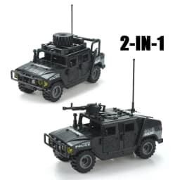 Military Army Soldiers  SWAT Police Armored Vehicle Building Blocks Bricks  DIY Toys Christmas Gift