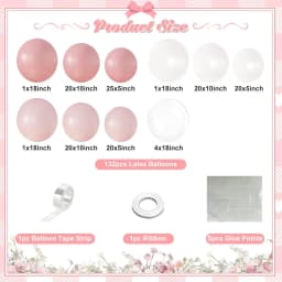 Pink wedding decoration latex balloon arch set for large-scale performances at Christmas, Valentine's Day, birthday parties