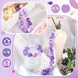 20 Pcs Chunky Bubblegum Beads Focal Beads Pen Beads Large Rhinestone Pearl Beads Christmas Beads for Pen Jewelry Making Keychain
