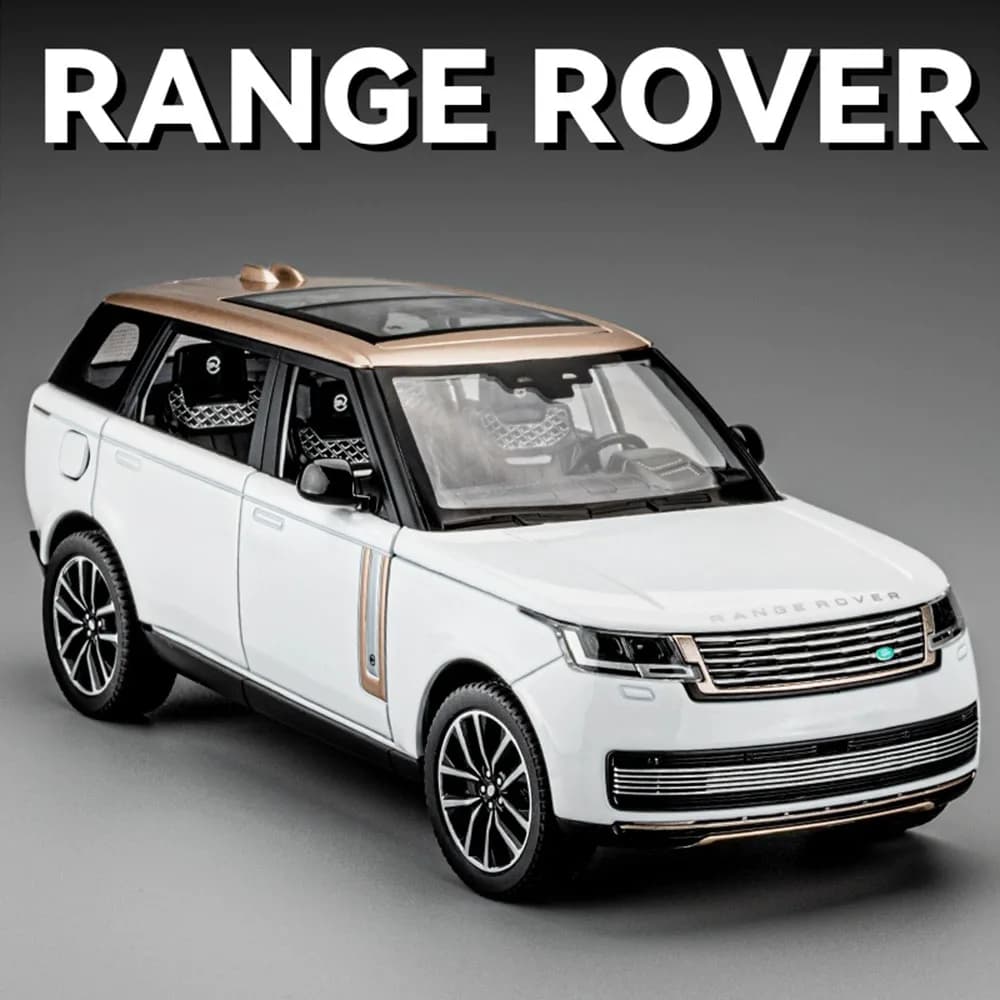 1:24 Land Rover Range Rover Defender Alloy Model Cullinan Diecast Car Toys Doors Opened Sound Light Vehices Kids Christmas Gifts